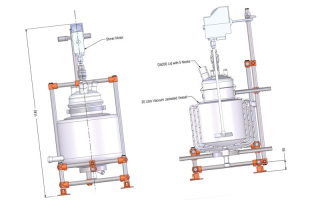 Custom Jacketed Reaction System design