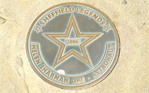 Bronze Plaque of Helen Sharman, OBE