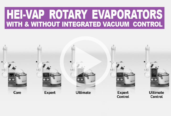 Hei-Vap Rotary Evaporators With & Without Integrated Vacuum Control