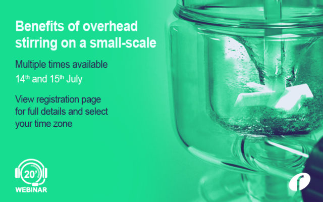 Benefits of overhead stirring on a small scale Benefits of Overhead Stirring