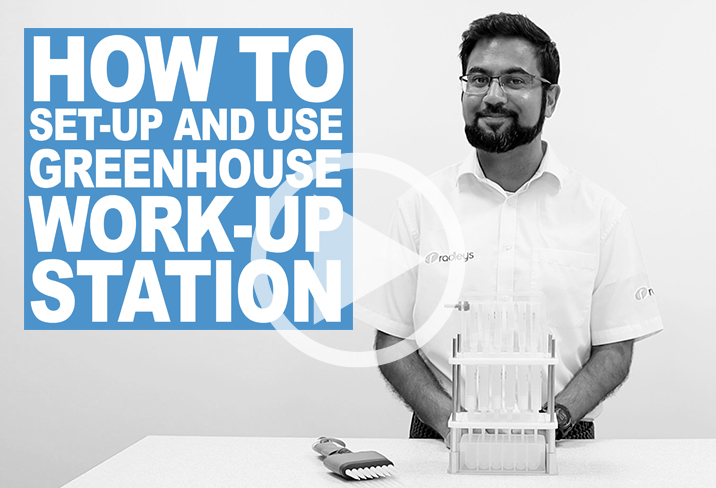 video thumbnail: How to set-up and use Radleys GreenHouse Work-up Station