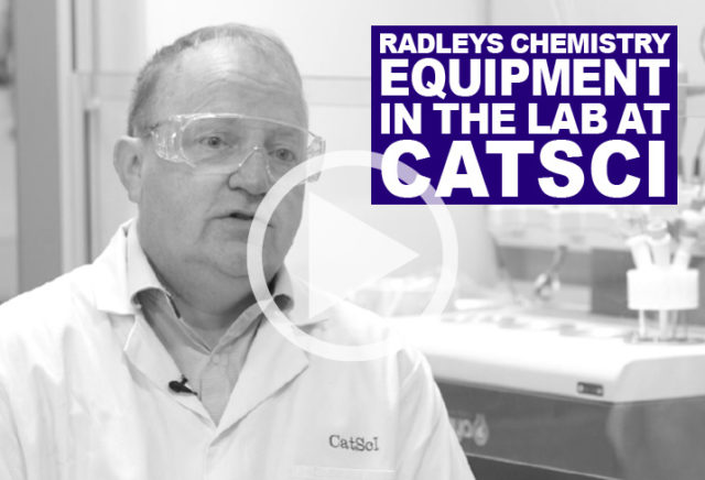 Radleys Chemistry equipment In the lab at CatSci