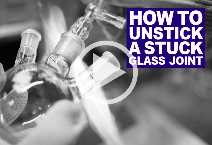 How to unstick a stuck glass joint