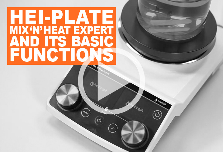 Hei-PLATE Mix 'n' Heat Expert and its basic functions
