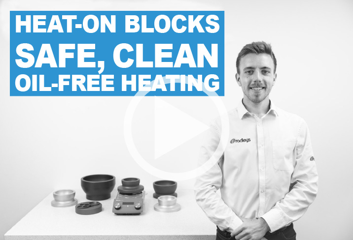 Safe, clean, oil-free laboratory heating solution with Heat-On blocks
