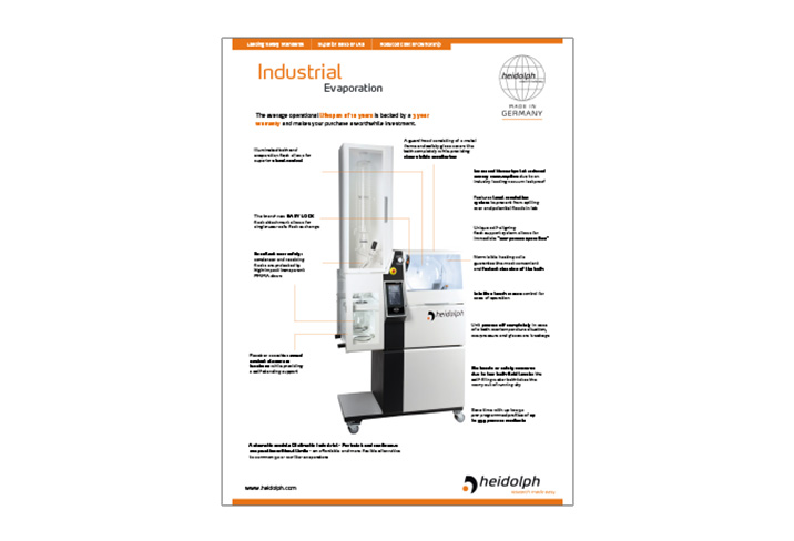 Hei-VAP Industrial Rotary Evaporator - At a glance