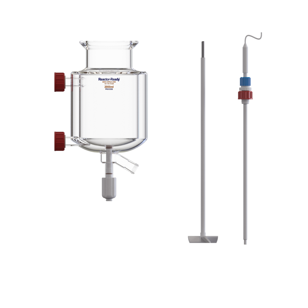 2000ml Single Jacketed Process Ex Vessel Kit