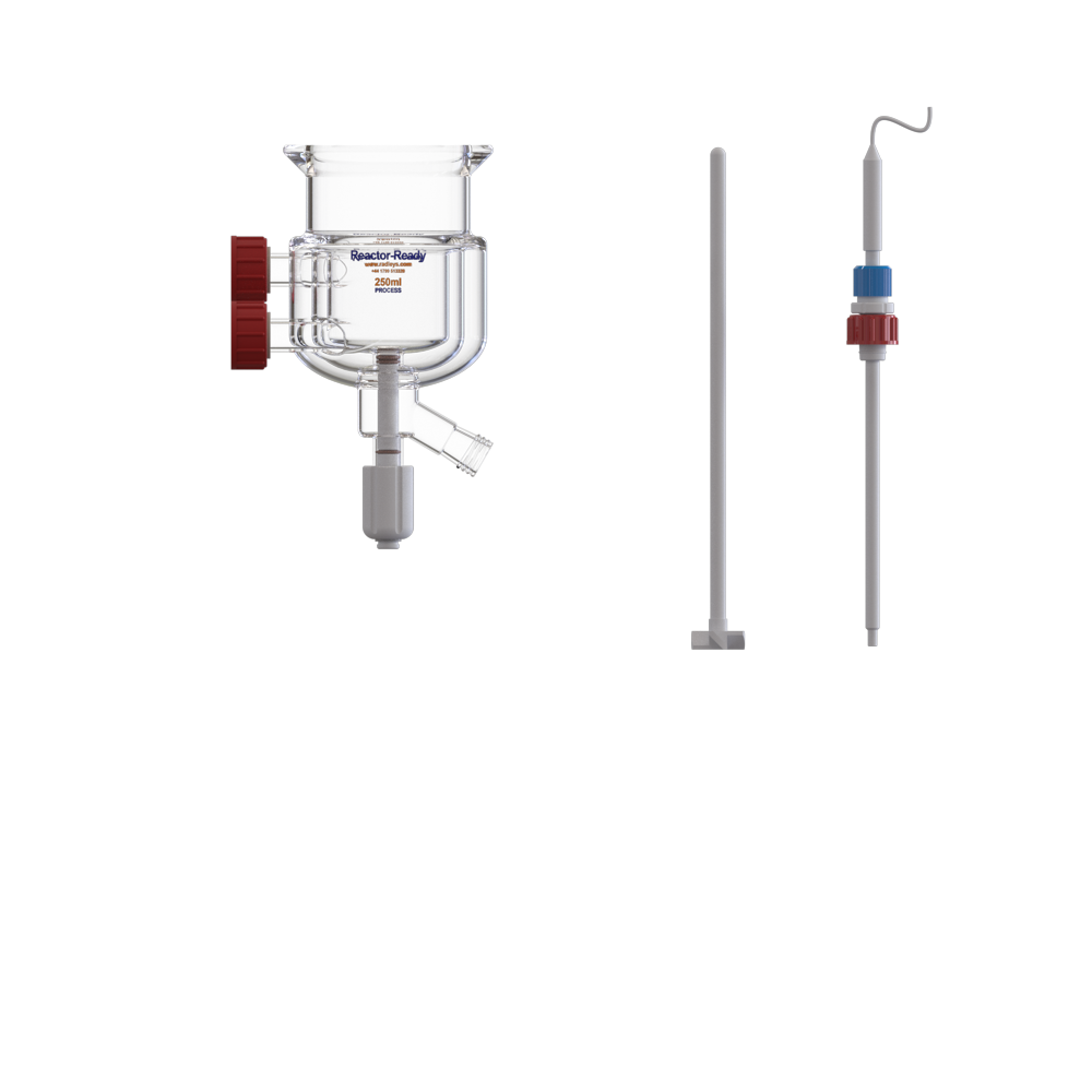 250ml Vacuum Jacketed Process Vessel Kit