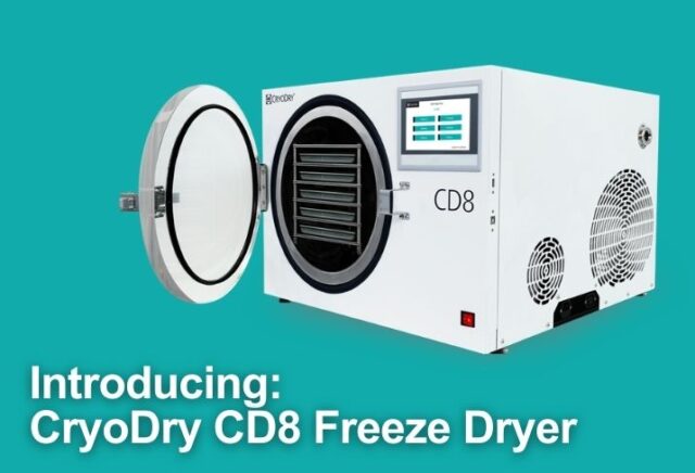 Introducing: CryoDry CD8 Freeze Dryer